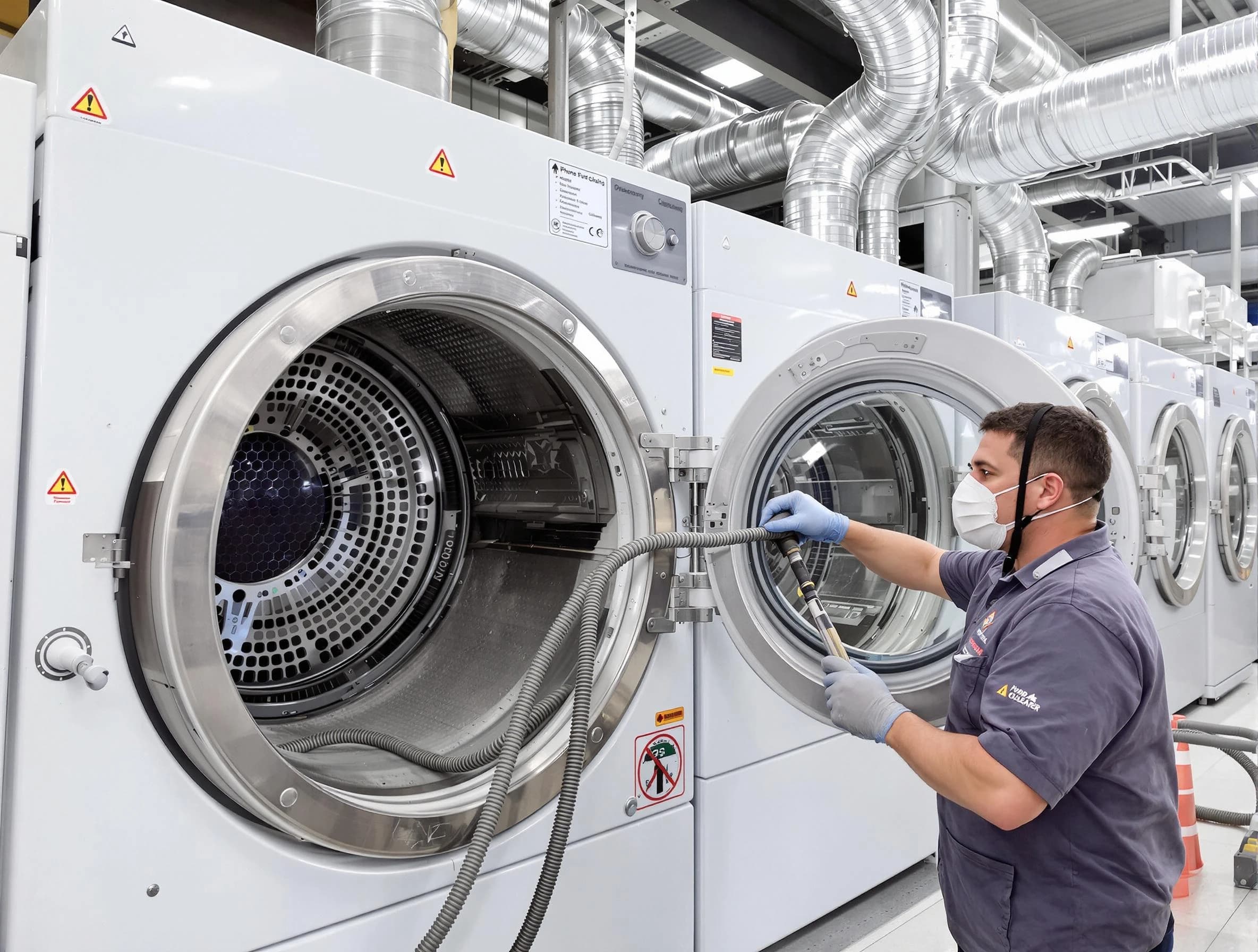 Industrial-grade dryer vent cleaning by Milford Dryer Vent Cleaning in Milford