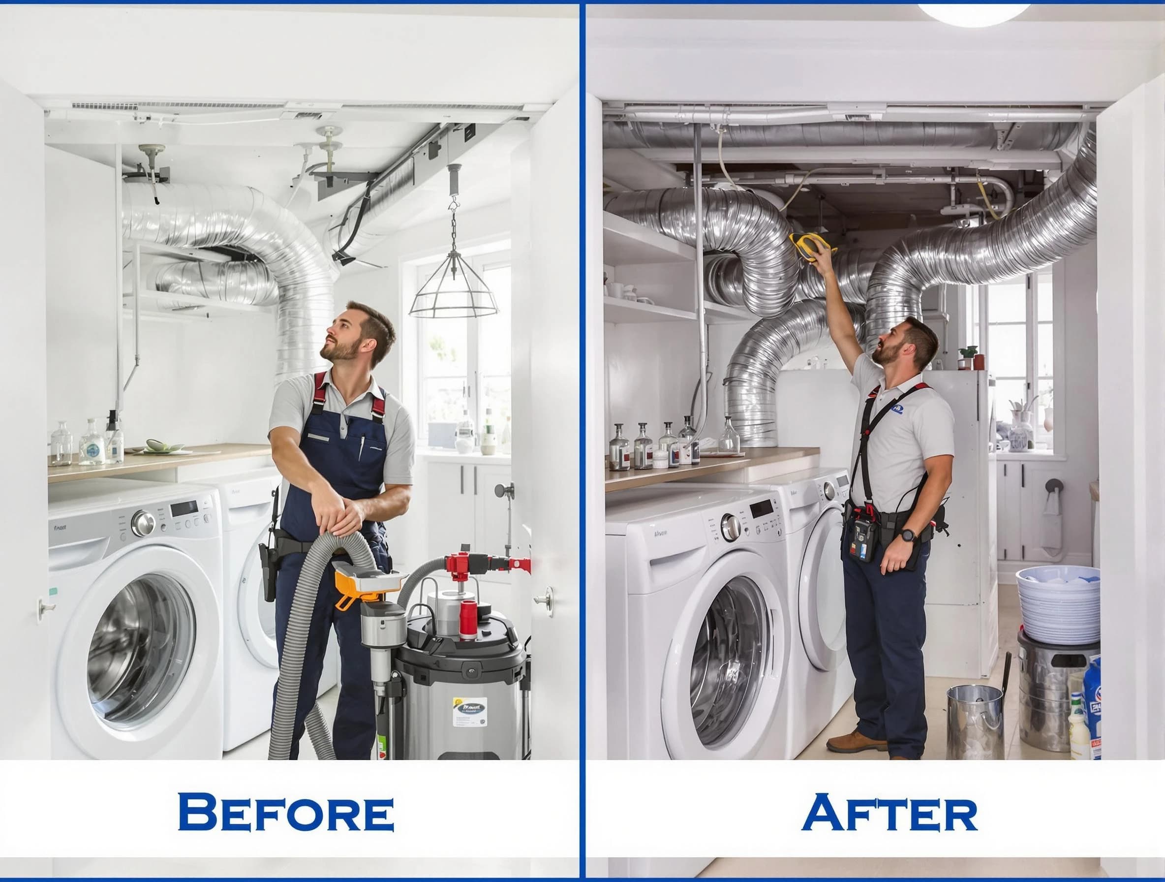Expert gas dryer vent cleaning by Milford Dryer Vent Cleaning in Milford