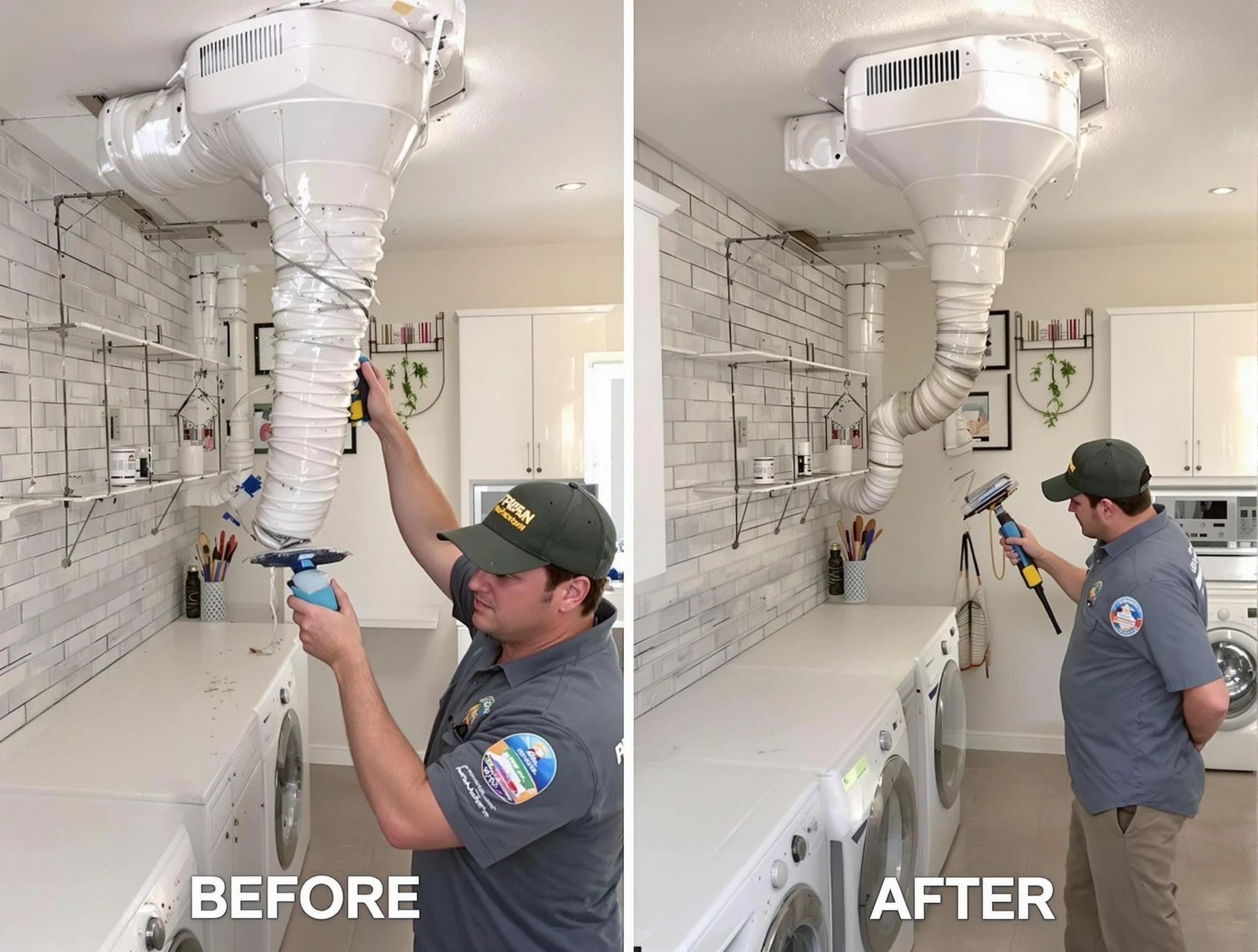 Professional dryer exhaust vent cleaning by Milford Dryer Vent Cleaning in Milford