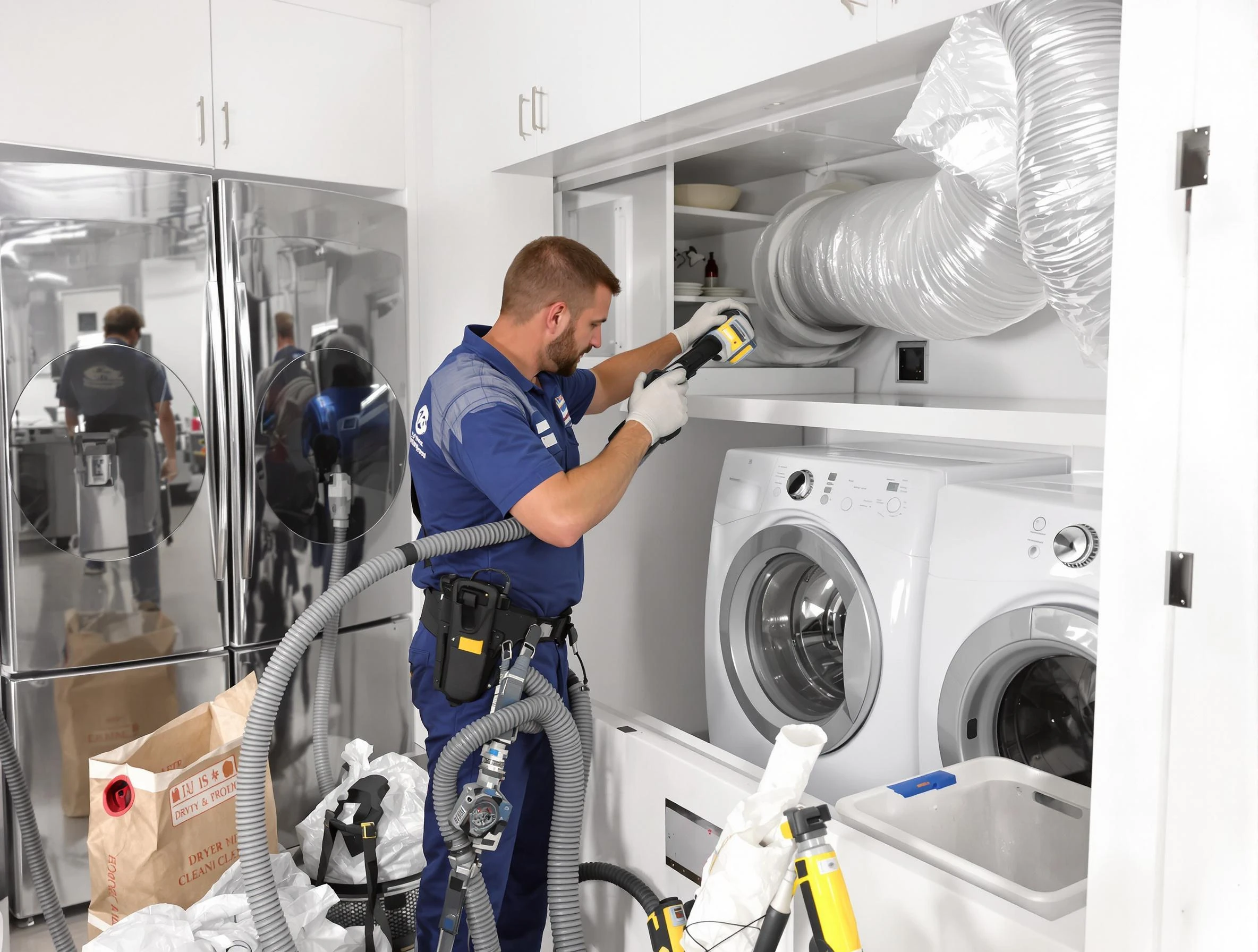 Professional duct cleaning by Milford Dryer Vent Cleaning in Milford