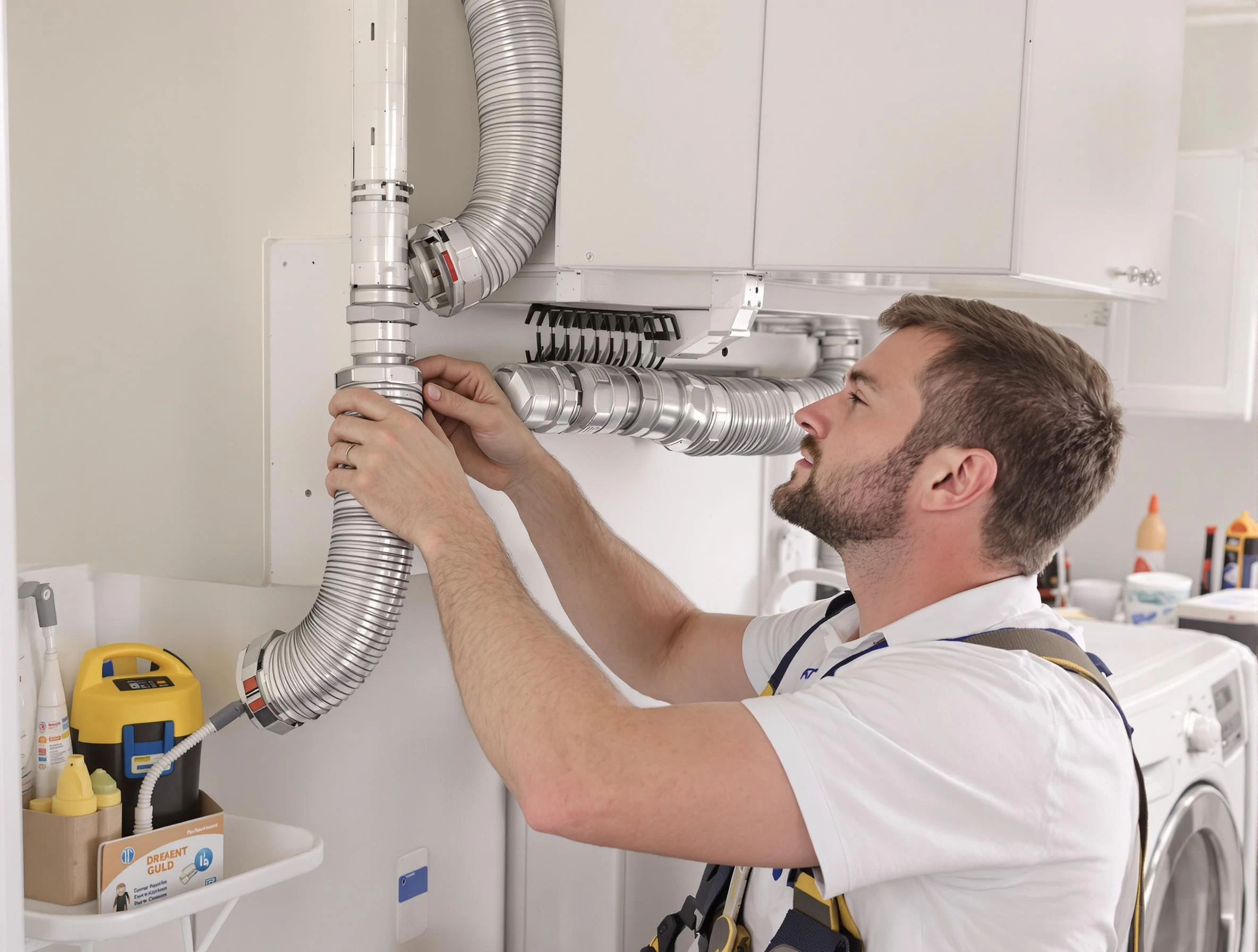 Professional dryer vent repair and installation by Milford Dryer Vent Cleaning in Milford