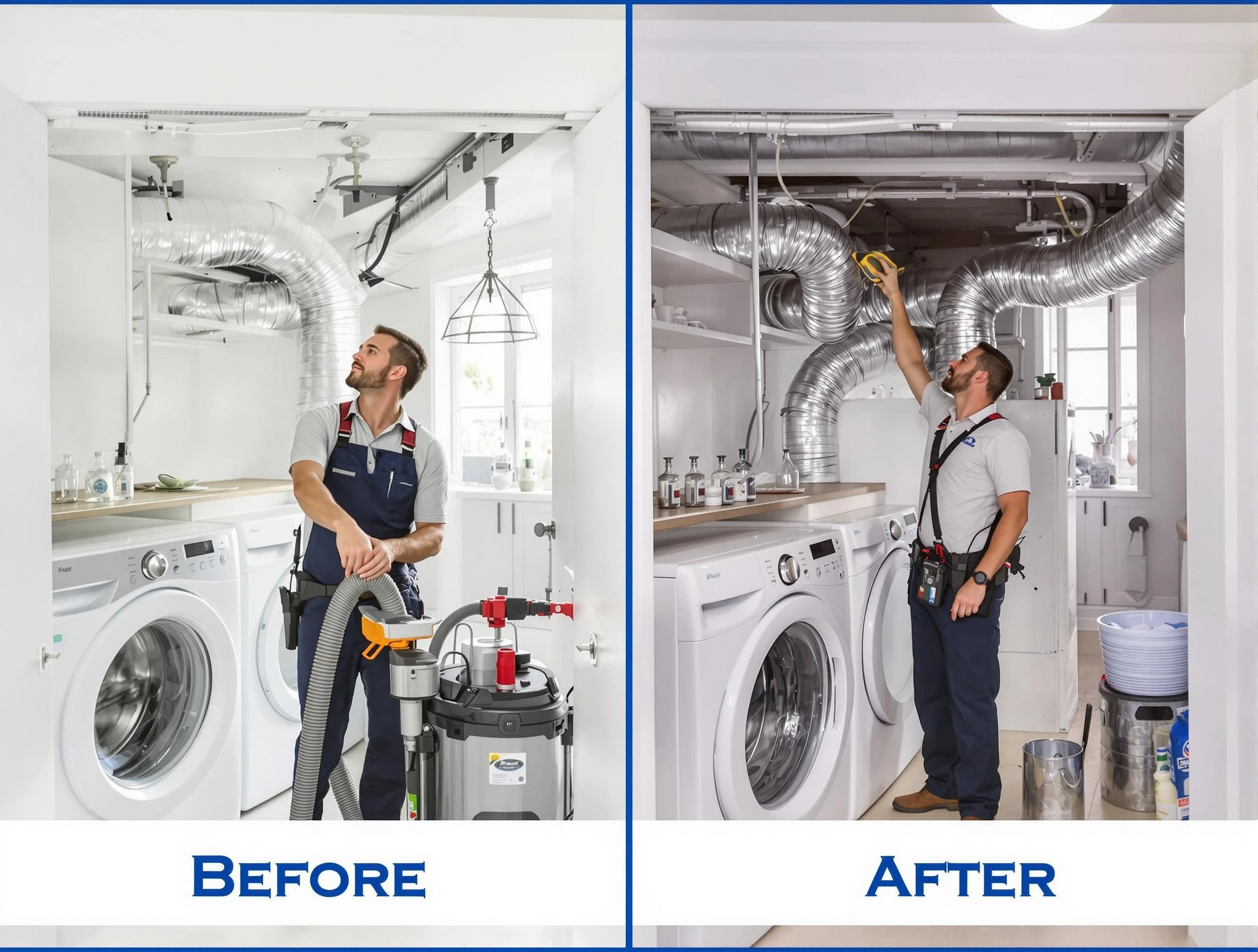 Expert gas dryer vent cleaning by Milford Dryer Vent Cleaning in Milford