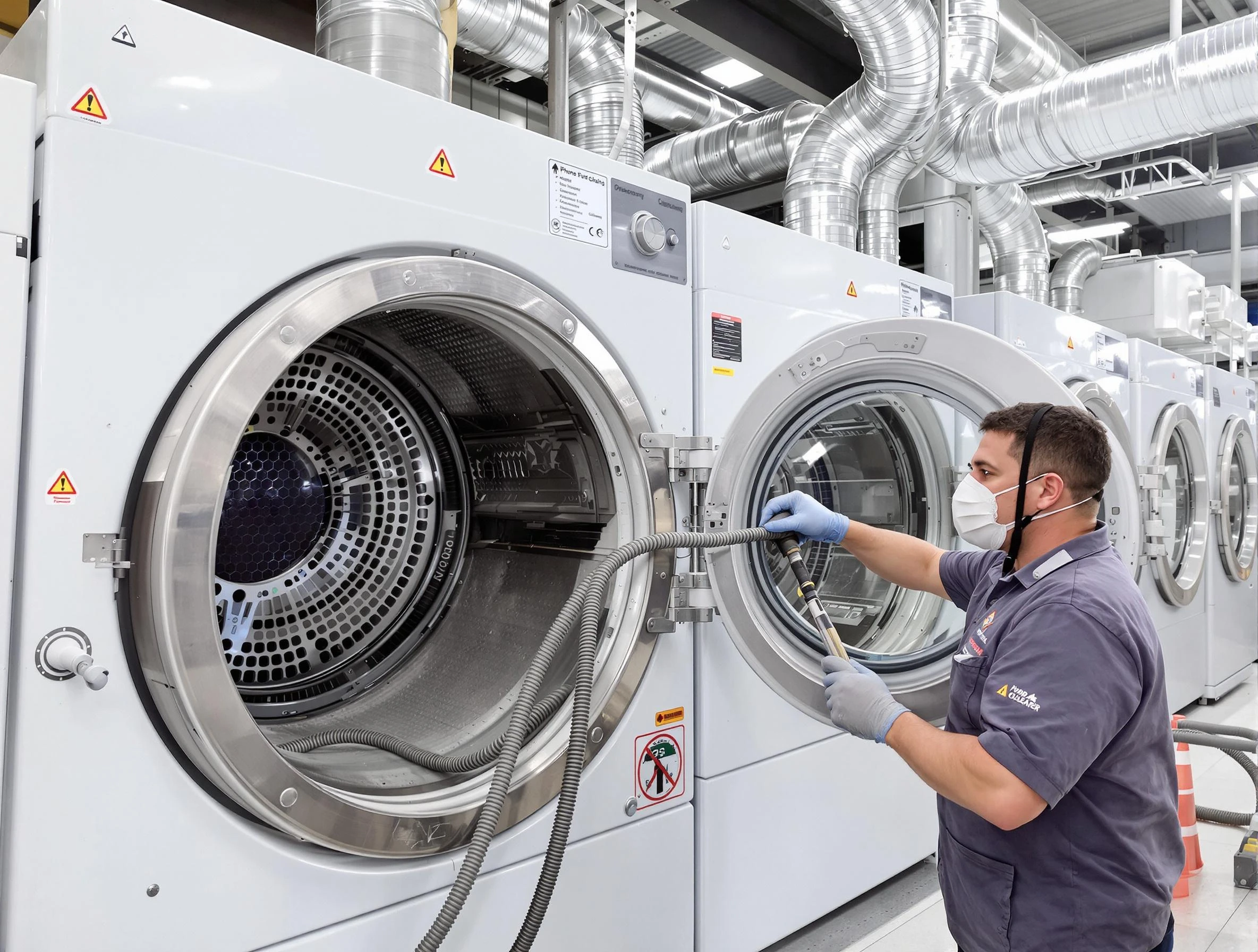 Industrial-grade dryer vent cleaning by Milford Dryer Vent Cleaning in Milford