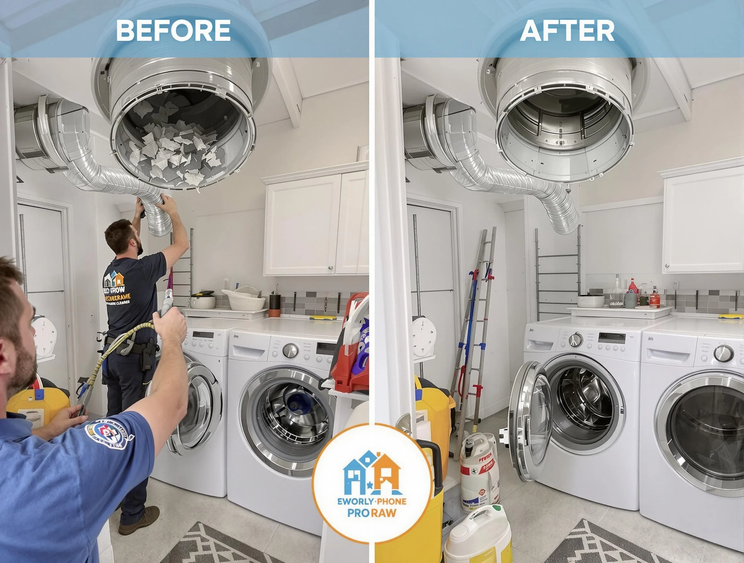 Residential dryer vent cleaning by Milford Dryer Vent Cleaning in Milford